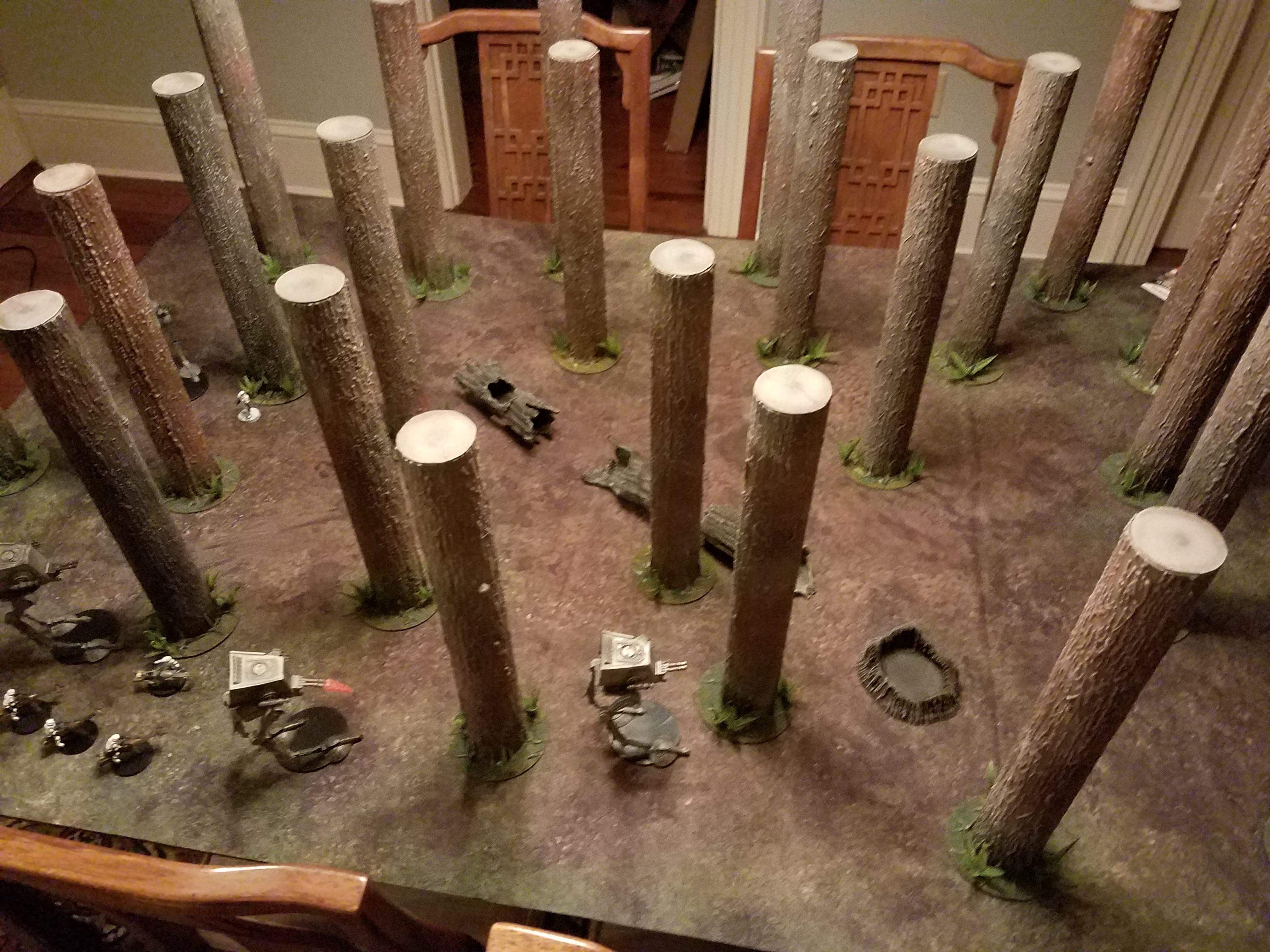 Endor Forest trees